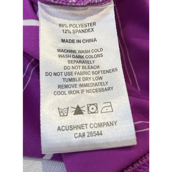 Men’s Footjoy Golf Polo Magenta‎ Lg GCCC 1916 Front Stitch - Picture 6 of 6